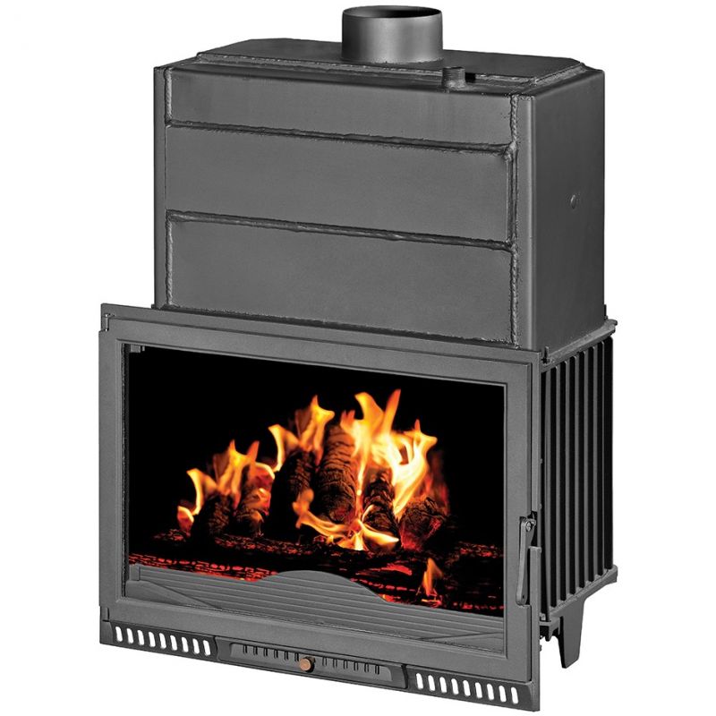 Kamineinsatz mit Warmwassertauscher VICTORIA Bordeaux B