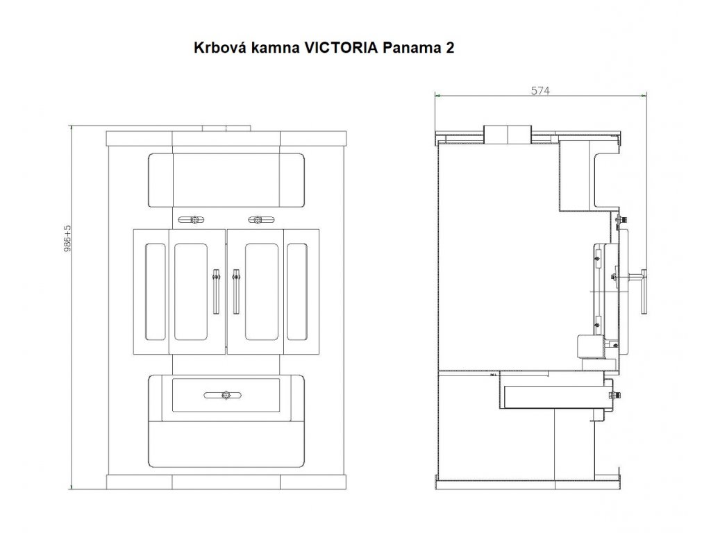 Kaminofen VICTORIA Panama 2